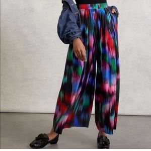 Anthropolgie Maeve Gabriella wide leg pants large worn once excellent